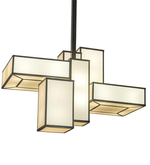 Meyda Tiffany Kiska 194047 Chandelier Light - Pewter