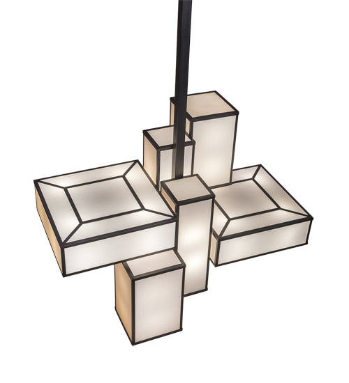 Meyda Tiffany Kiska 194047 Chandelier Light - Pewter
