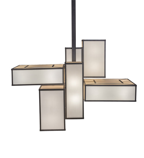 Meyda Tiffany Kiska 194047 Chandelier Light - Pewter