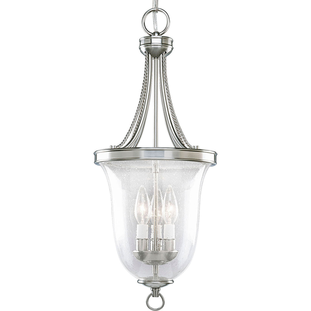 Progress Seeded Glass P3753-09 Pendant Light - Brushed Nickel