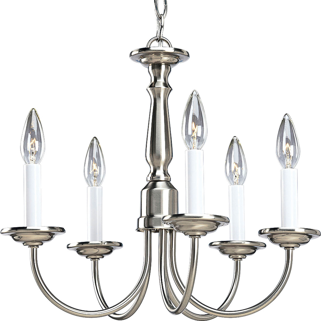 Progress Five Light P4009-09 Chandelier Light - Brushed Nickel