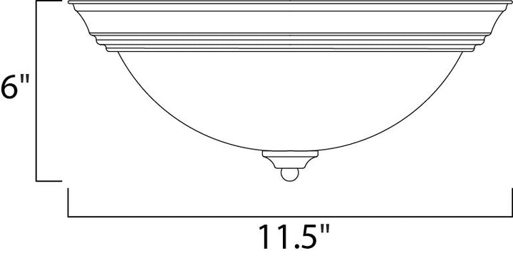 Maxim Outdoor Essentials - 194x 1940MRSN Ceiling Light - Satin Nickel
