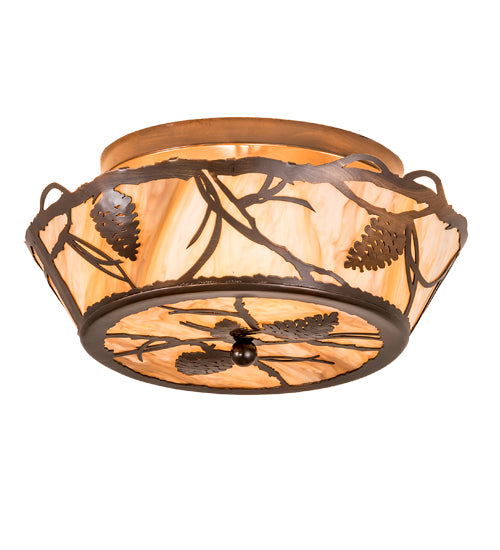 Meyda Tiffany Whispering Pines 194100 Ceiling Light - Copper