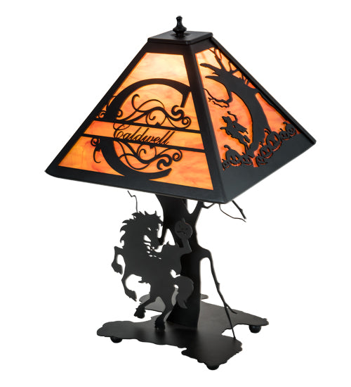 Meyda Tiffany Lighting 194148 Personalized One Light Table Lamp Lamp Black