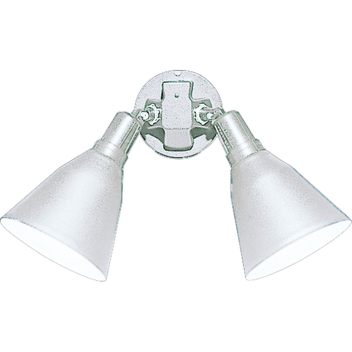 Progress Lighting P5203-30 Par Lampholder Two Light Wall Lantern Outdoor White