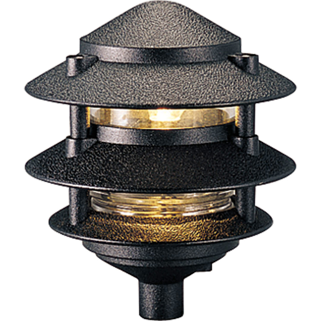 Progress Lighting P5204-31 Pagoda One Light Path Light Landscape Light Black