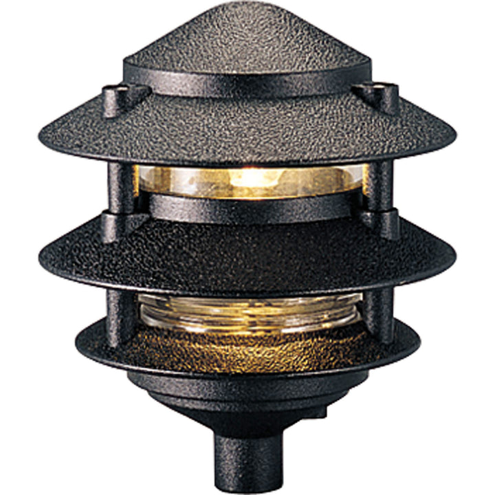 Progress Lighting P5204-31 Pagoda One Light Path Light Landscape Light Black