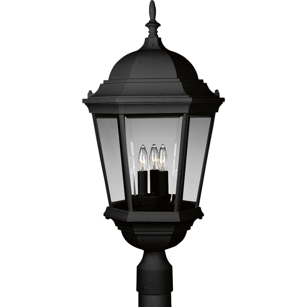 Progress Lighting P5483-31 Welbourne Three Light Post Lantern Outdoor Black