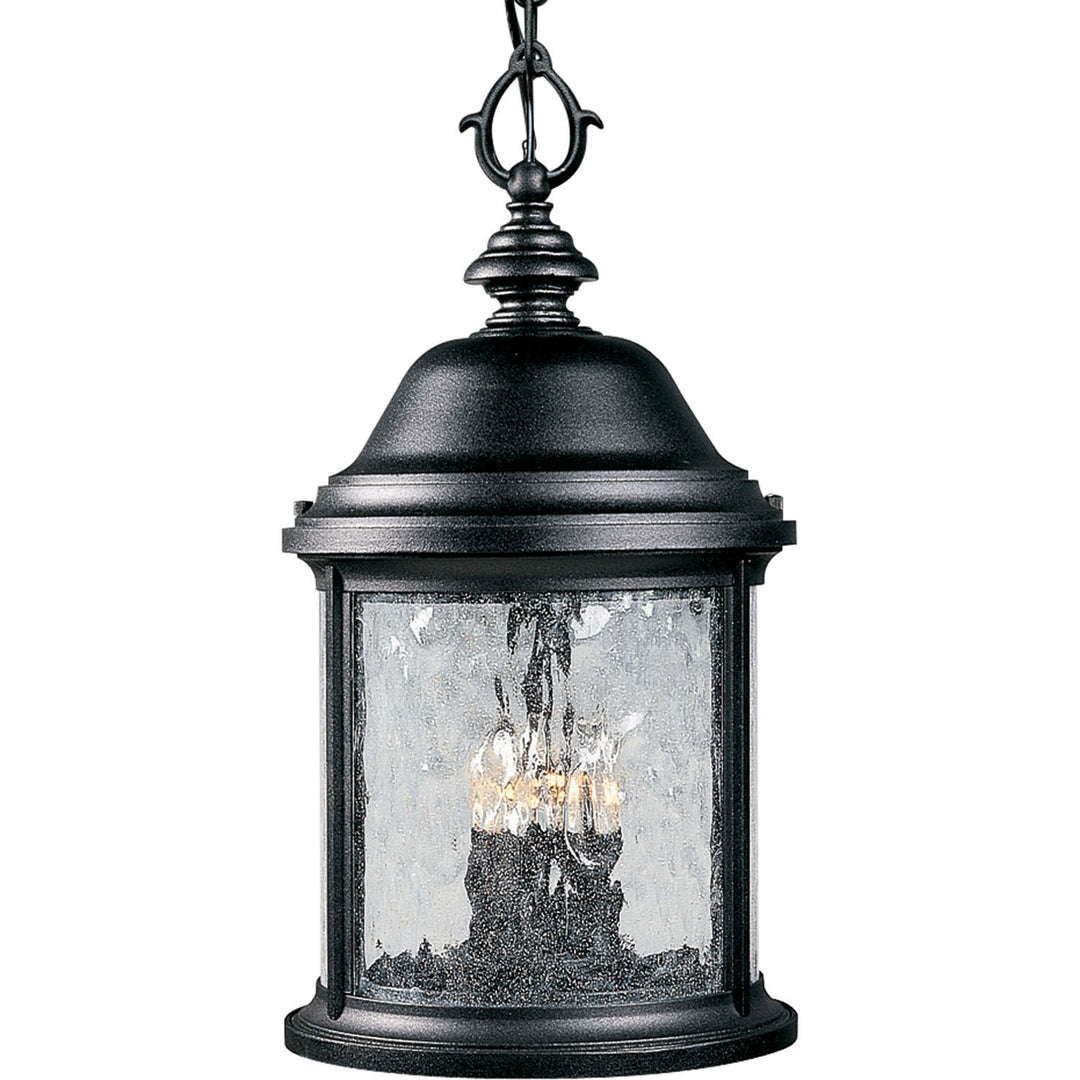 Progress Lighting P5550-31 Ashmore Three Light Hanging Lantern Outdoor Black