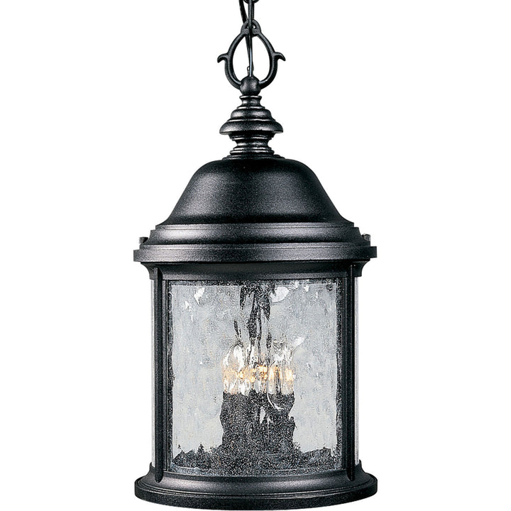 Progress Lighting P5550-31 Ashmore Three Light Hanging Lantern Outdoor Black