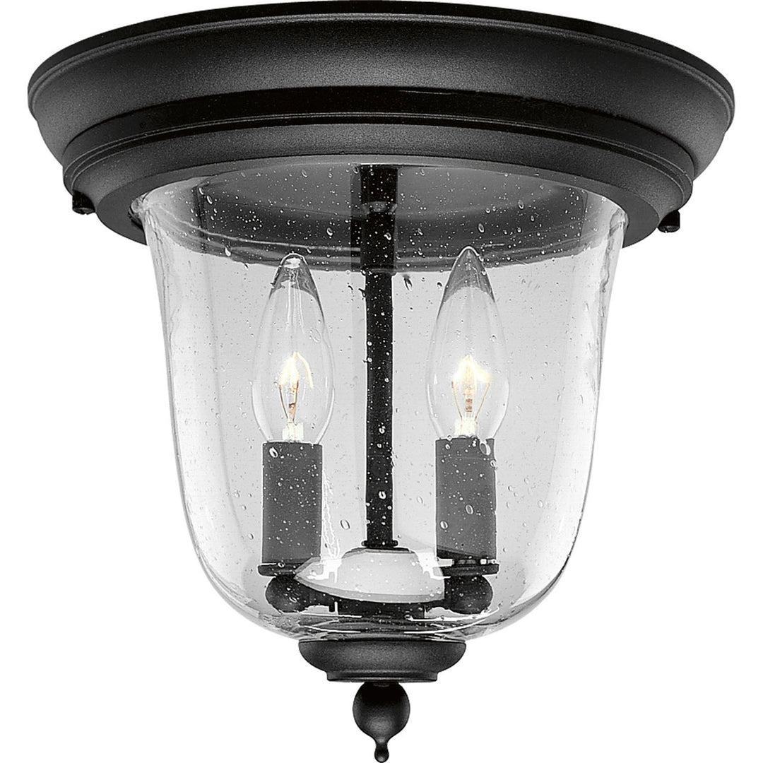 Progress Lighting P5562-31 Ashmore Two Light Close To Ceiling Outdoor Black