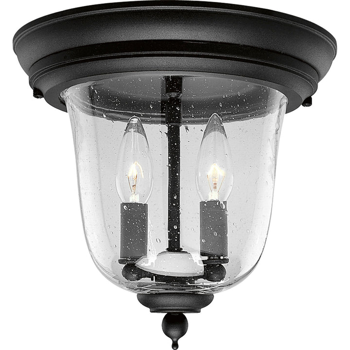 Progress Lighting P5562-31 Ashmore Two Light Close To Ceiling Outdoor Black