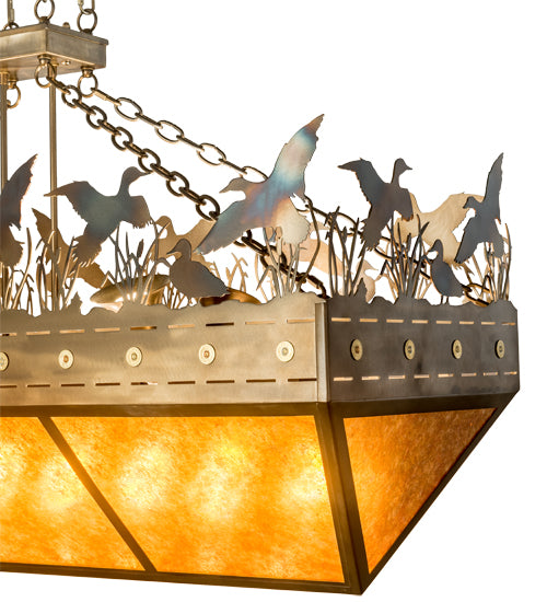 Meyda Tiffany Ducks In Flight 194483 Pendant Light - Antique Copper
