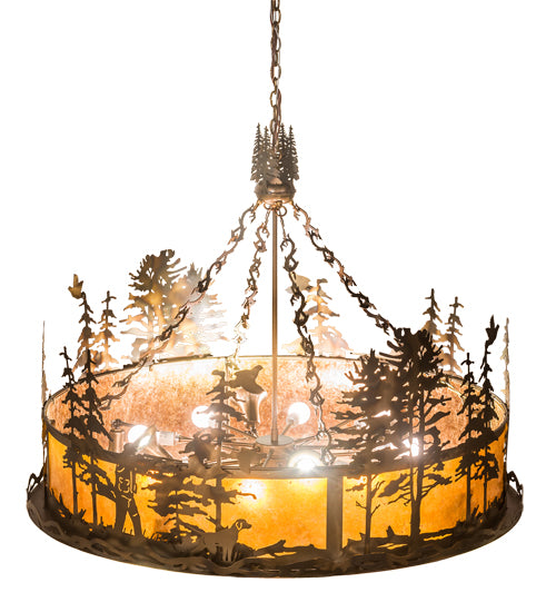 Meyda Tiffany Quail Hunter W/Dog 194591 Pendant Light - Antique Copper, Burnished Copper