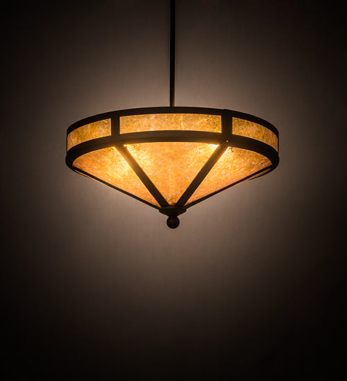 Meyda Tiffany Craftsman 194675 Ceiling Light - Oil Rubbed Bronze