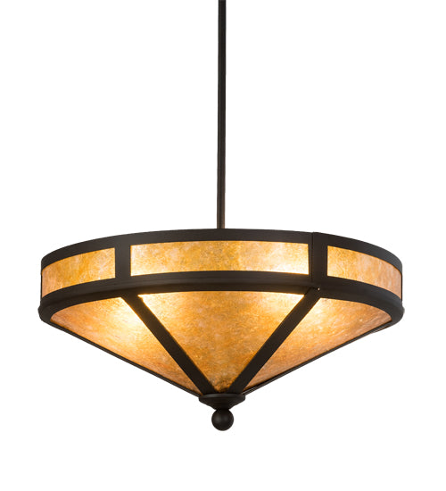 Meyda Tiffany Craftsman 194675 Ceiling Light - Oil Rubbed Bronze