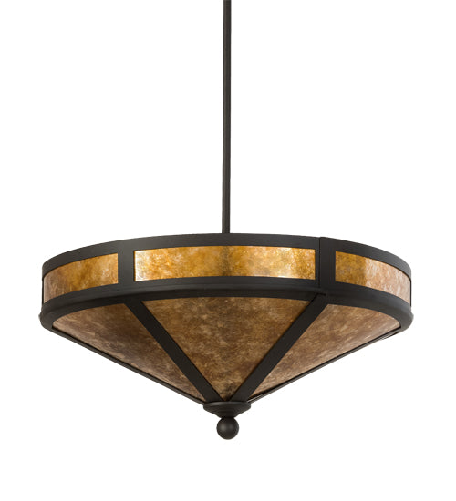 Meyda Tiffany Craftsman 194675 Ceiling Light - Oil Rubbed Bronze
