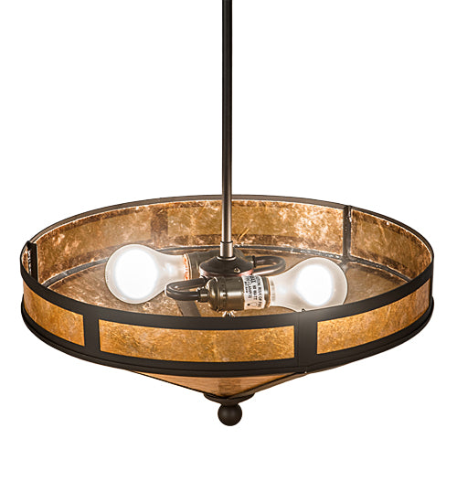 Meyda Tiffany Craftsman 194675 Ceiling Light - Oil Rubbed Bronze