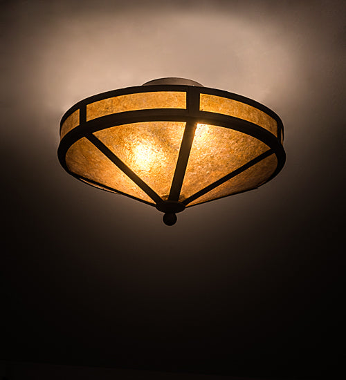 Meyda Tiffany Craftsman 194677 Ceiling Light - Oil Rubbed Bronze