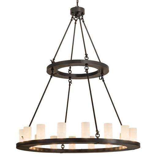 Meyda Tiffany Loxley 194782 Chandelier Light - Timeless Bronze