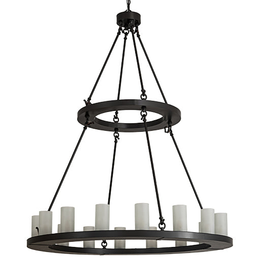 Meyda Tiffany Loxley 194782 Chandelier Light - Timeless Bronze