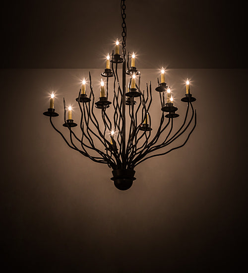 Meyda Tiffany Sycamore 194929 Chandelier Light - Timeless Bronze
