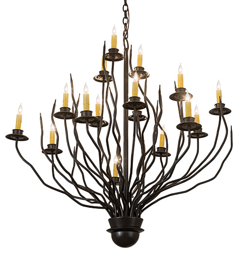 Meyda Tiffany Sycamore 194929 Chandelier Light - Timeless Bronze