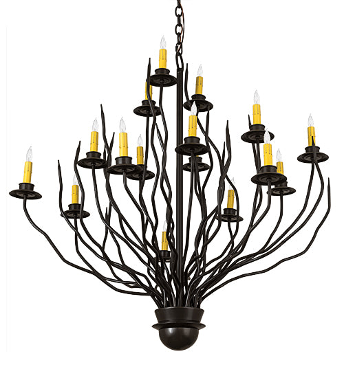 Meyda Tiffany Sycamore 194929 Chandelier Light - Timeless Bronze