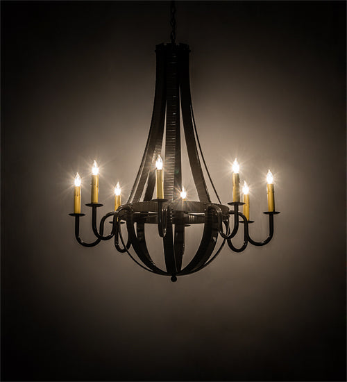 Meyda Tiffany Barrel Stave 195170 Chandelier Light - Timeless Bronze
