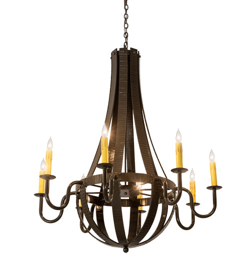 Meyda Tiffany Barrel Stave 195170 Chandelier Light - Timeless Bronze