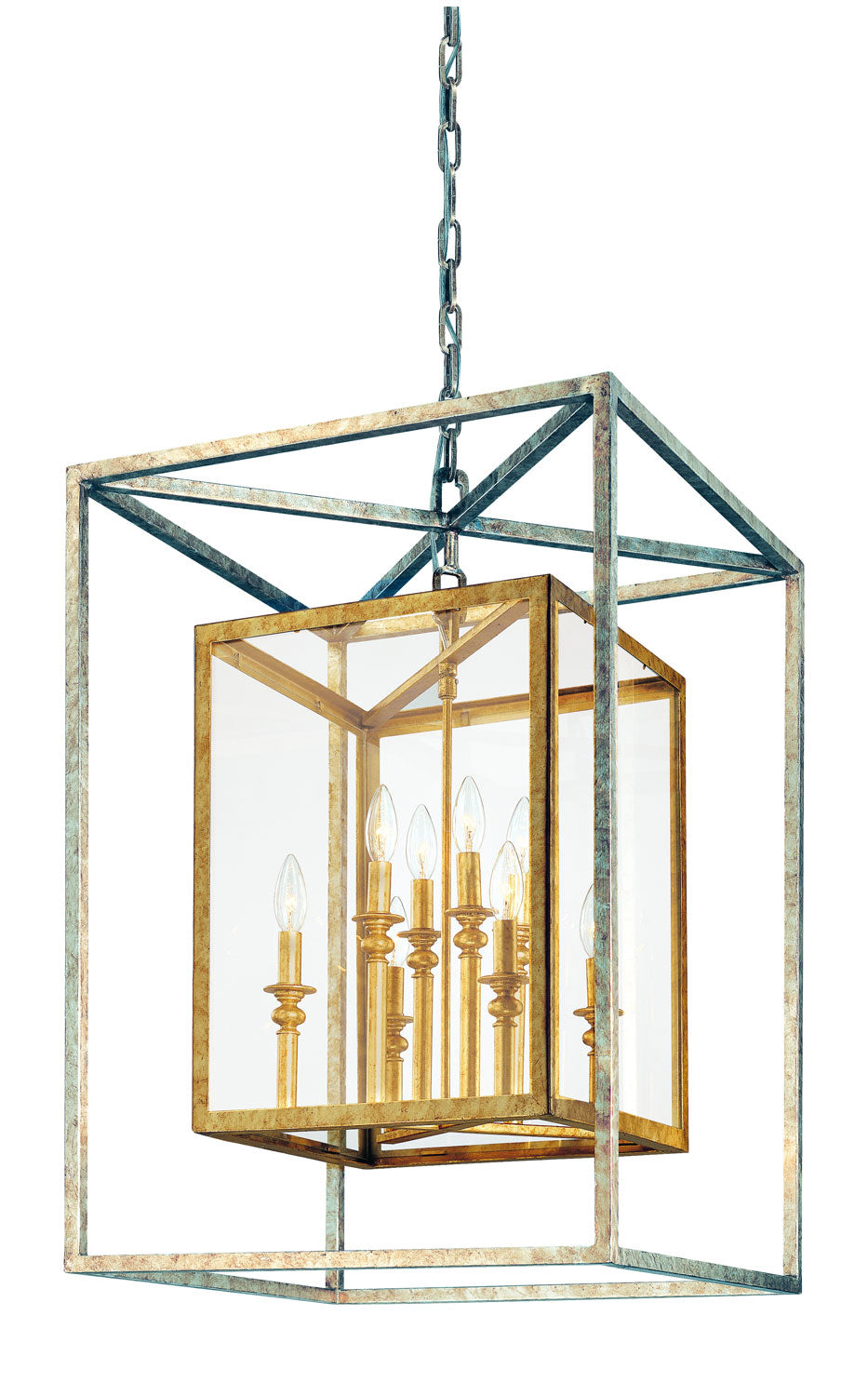 Troy Morgan F9998GSL Pendant Light - Gold Silver Leaf