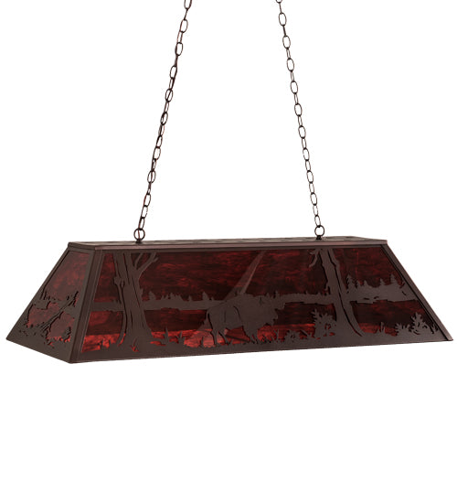 Meyda Tiffany Buffalo 195196 Pendant Light - Mahogany Bronze