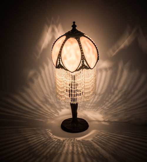 Meyda Tiffany Lighting 195218 Alicia One Light Mini Lamp Lamp Bronze / Dark