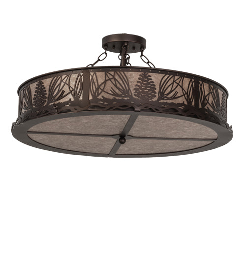 Meyda Tiffany Mountain Pine 195360 Ceiling Light - Mahogany Bronze