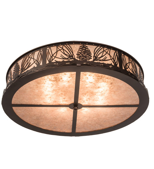 Meyda Tiffany Mountain Pine 195360 Ceiling Light - Mahogany Bronze