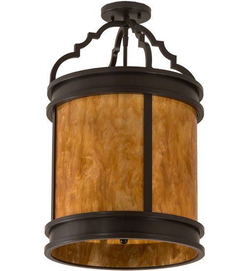 Meyda Tiffany Wyant 195444 Ceiling Light - Antique Copper,Oil Rubbed Bronze