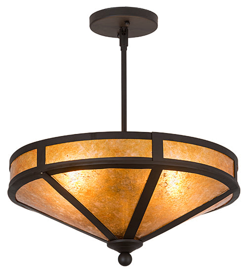 Meyda Tiffany Craftsman 195459 Ceiling Light - Oil Rubbed Bronze