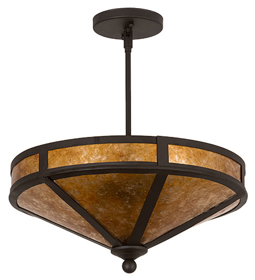 Meyda Tiffany Craftsman 195459 Ceiling Light - Oil Rubbed Bronze