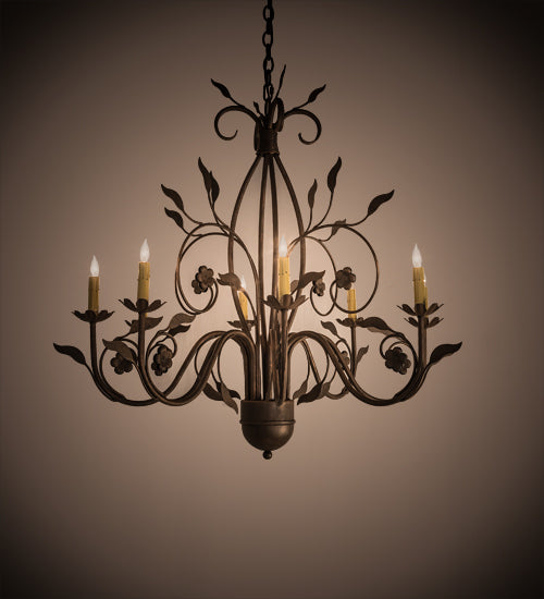 Meyda Tiffany Bordeaux 195821 Chandelier Light - Antique