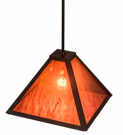 Meyda Tiffany Mission 195982 Pendant Light - Mahogany Bronze