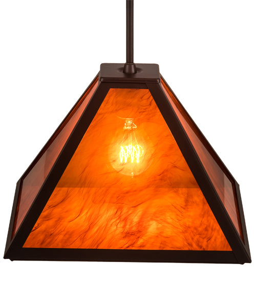Meyda Tiffany Mission 195982 Pendant Light - Mahogany Bronze