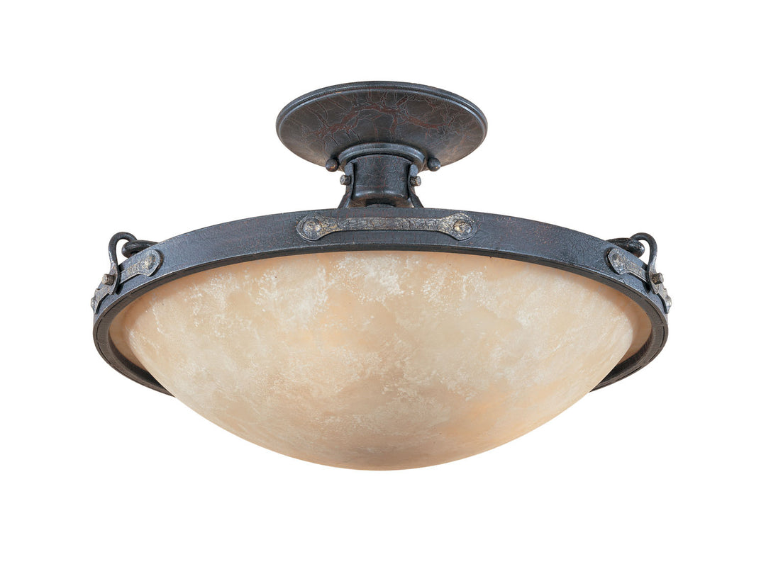 Designers Fountain Austin 97311-WSD Ceiling Light - Weathered Saddle