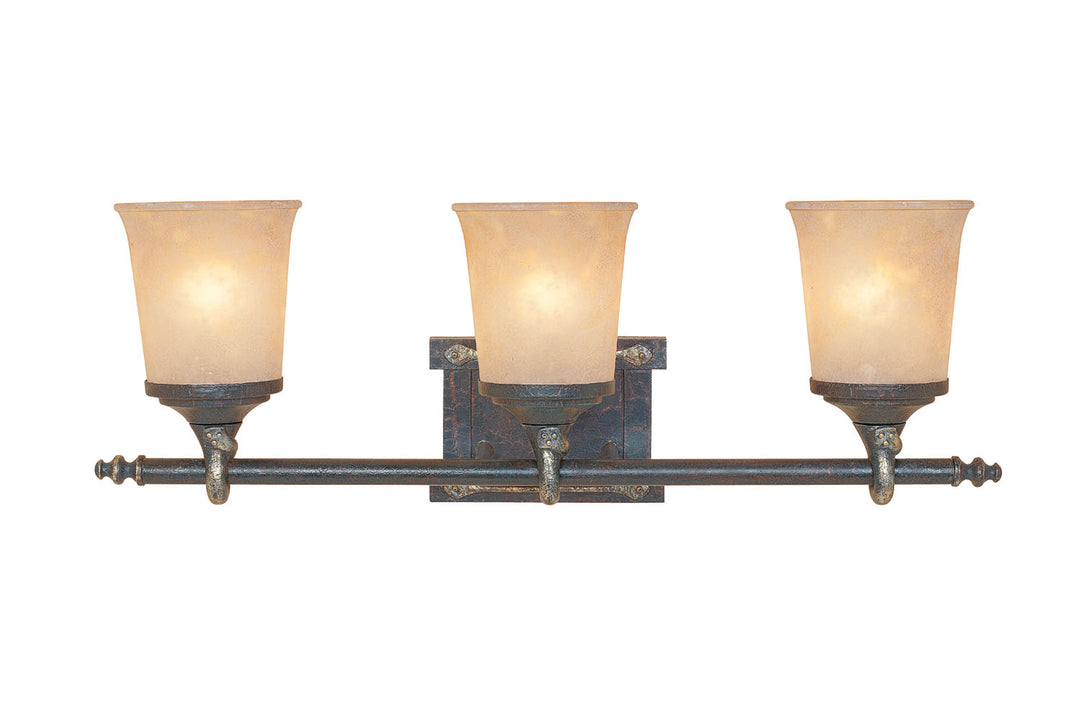 Designers Fountain Austin 97303-WSD Bath Vanity Light 28 in. wide - Weathered Saddle