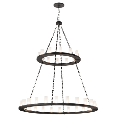 Meyda Tiffany Loxley 196183 Chandelier Light - Copper Vein