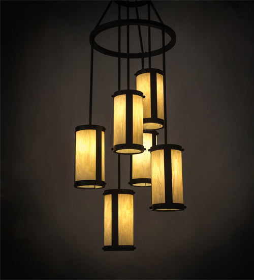 Meyda Tiffany Cartier 196237 Chandelier Light - Wrought Iron