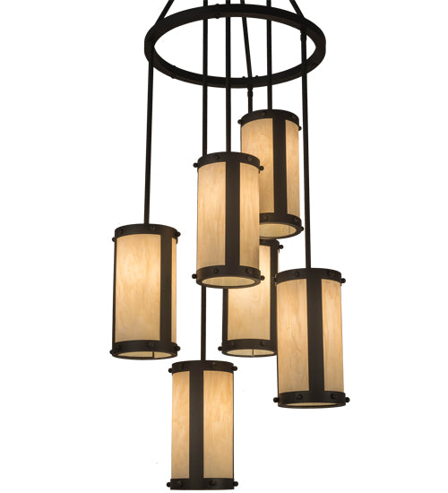 Meyda Tiffany Cartier 196237 Chandelier Light - Wrought Iron