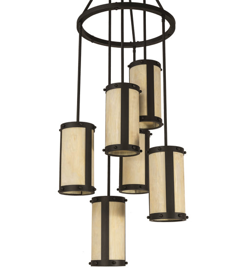 Meyda Tiffany Cartier 196237 Chandelier Light - Wrought Iron