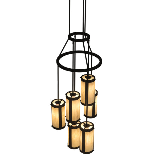 Meyda Tiffany Cartier 196237 Chandelier Light - Wrought Iron