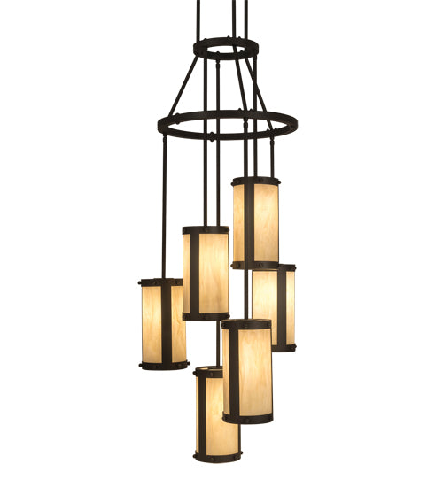 Meyda Tiffany Cartier 196237 Chandelier Light - Wrought Iron