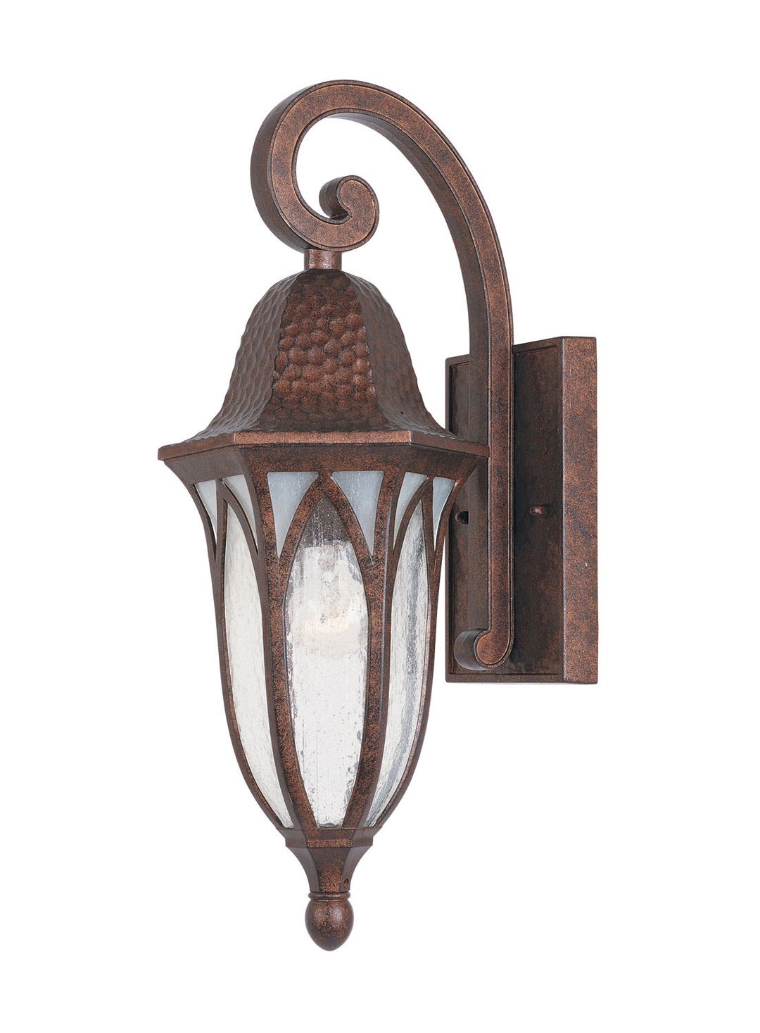 Designers Fountain 20611-BAC Berkshire One Light Wall Lantern Outdoor Copper/Antique/Verde